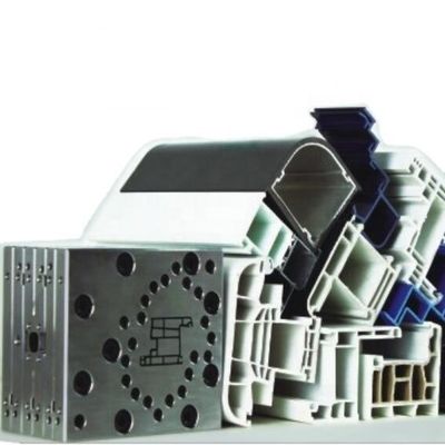 65/132mm 나사 직경 창문 프레임 생산을 위한 PVC 창문 프로필 진압 라인