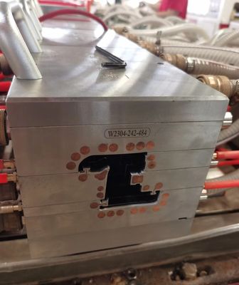 1 하위 PVC UPVC 프로필 extruder 머신 폼