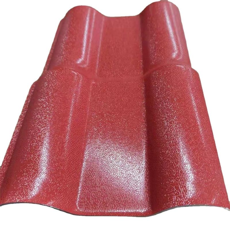 PVC 지붕 타일 진압 생산 라인 기술